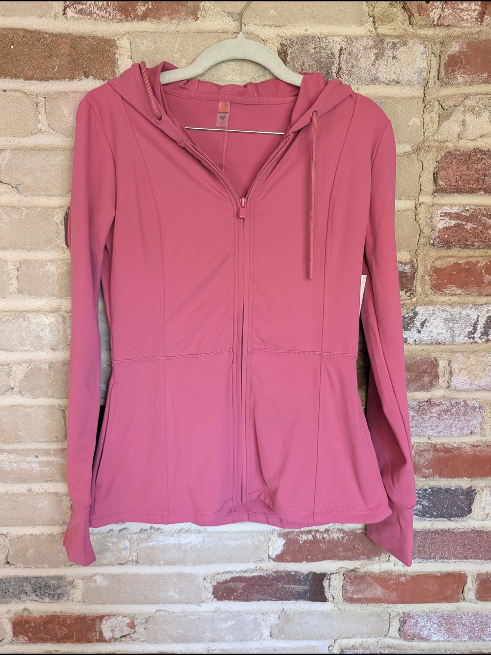 Mono B Pink Active Hoodie Top
